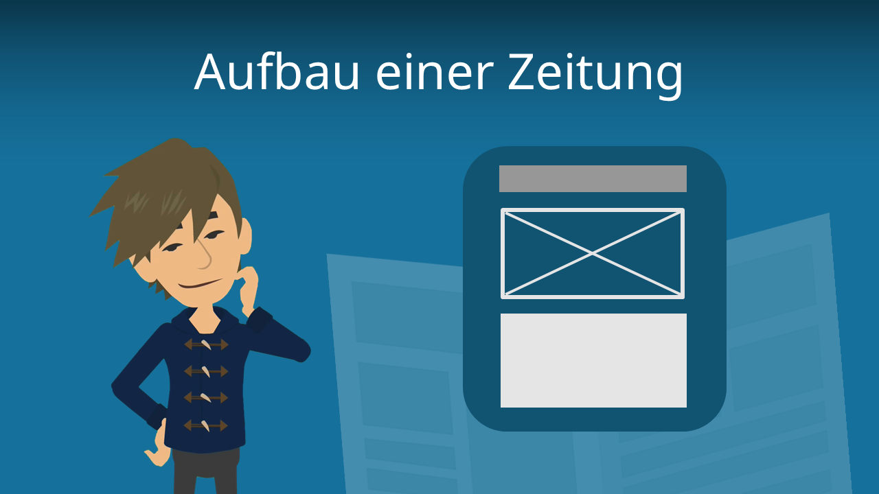 Aufbau Der Titelseite Einer Zeitung Aufbau einer Zeitung • Titelseite, Textsorten · [mit Video]