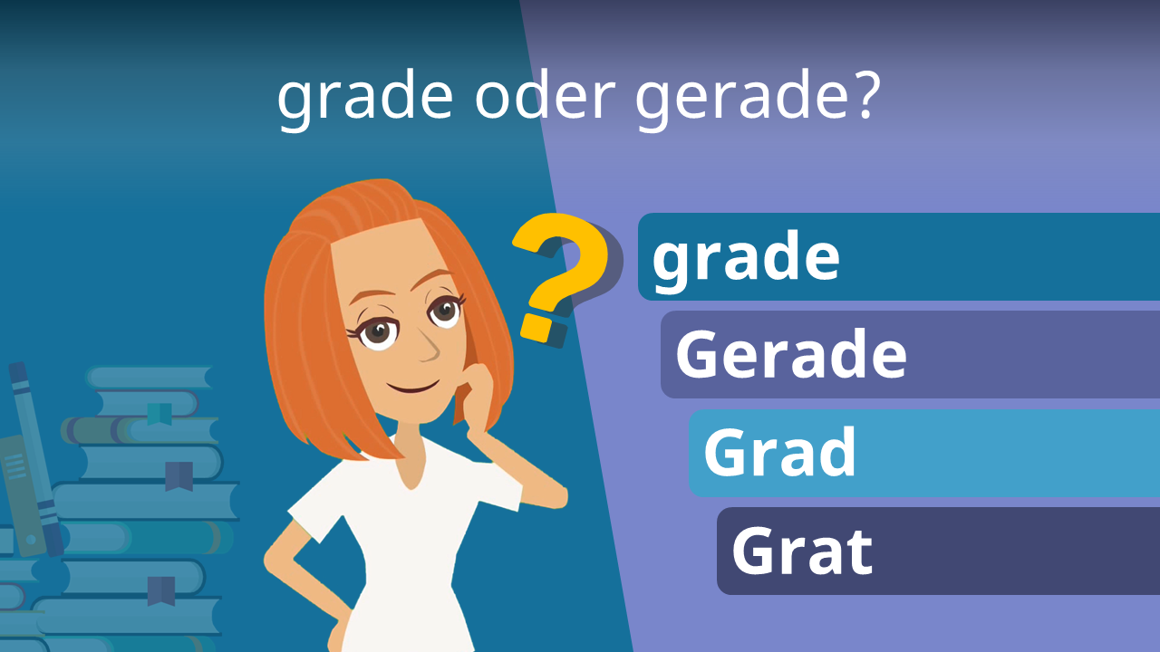 grade oder gerade? • richtige Schreibweise · [mit Video]