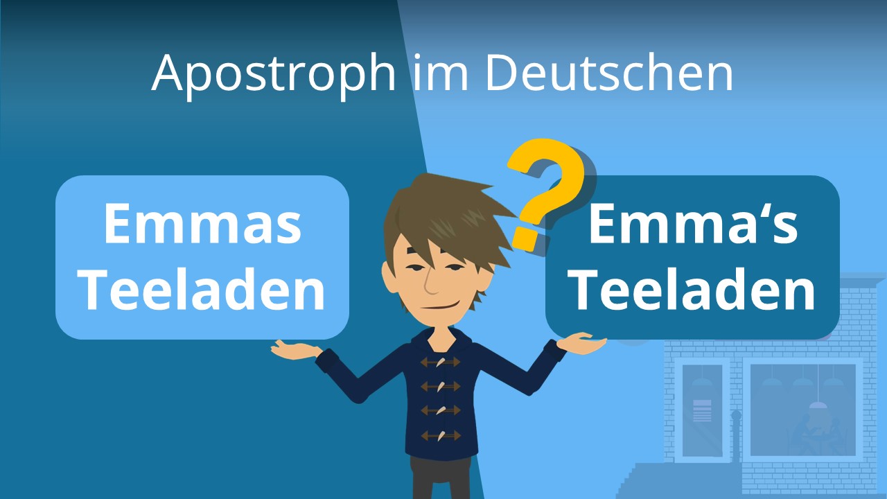 Wann Schreibt Man Apostroph S Bei Namen studyflix.de