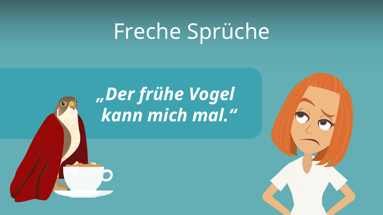Die 60+ frechsten Sprüche! · [mit Video]