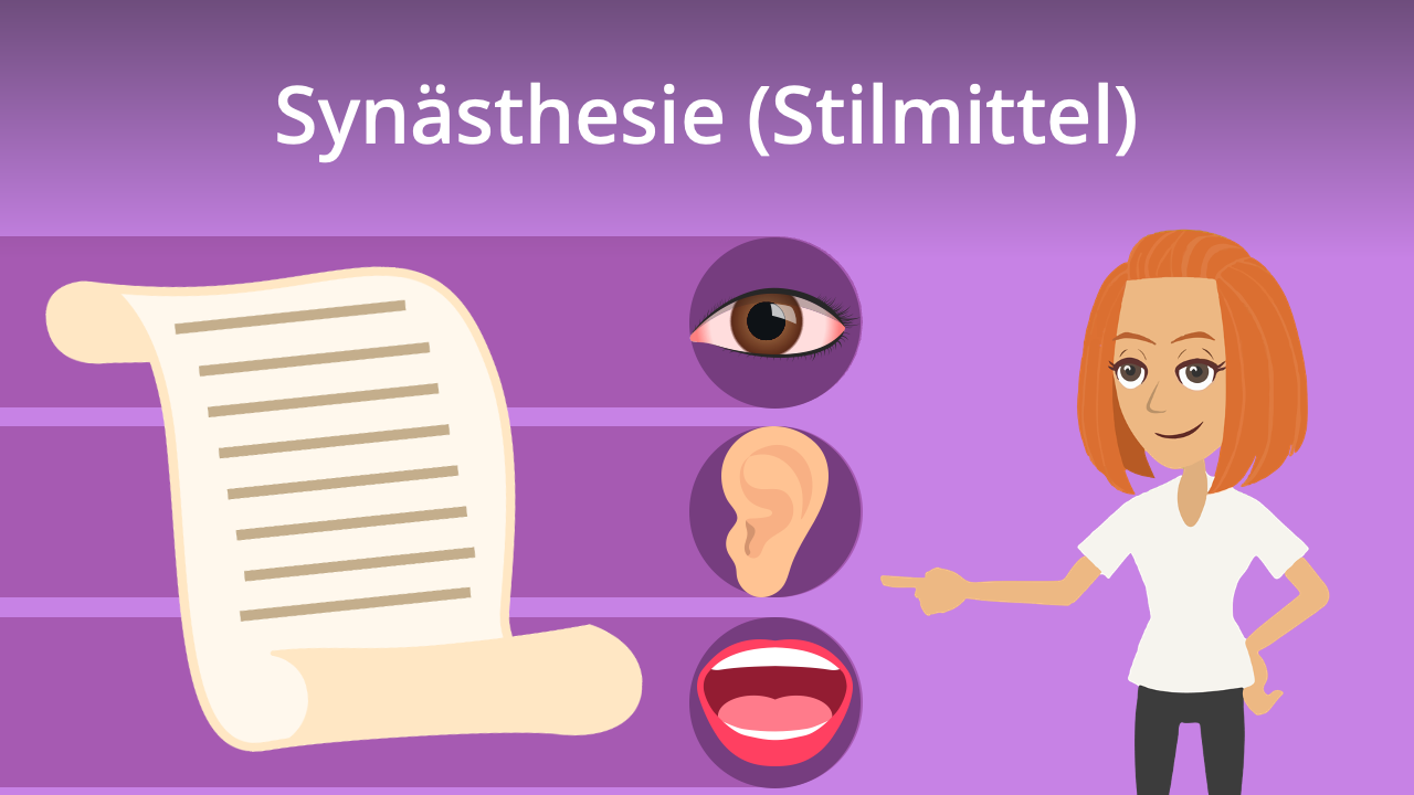 Synästhesie (Stilmittel) • Erklärung, Wirkung & Beispiele · [mit Video]