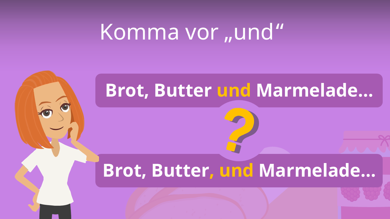 Wann setzt du ein Komma vor 