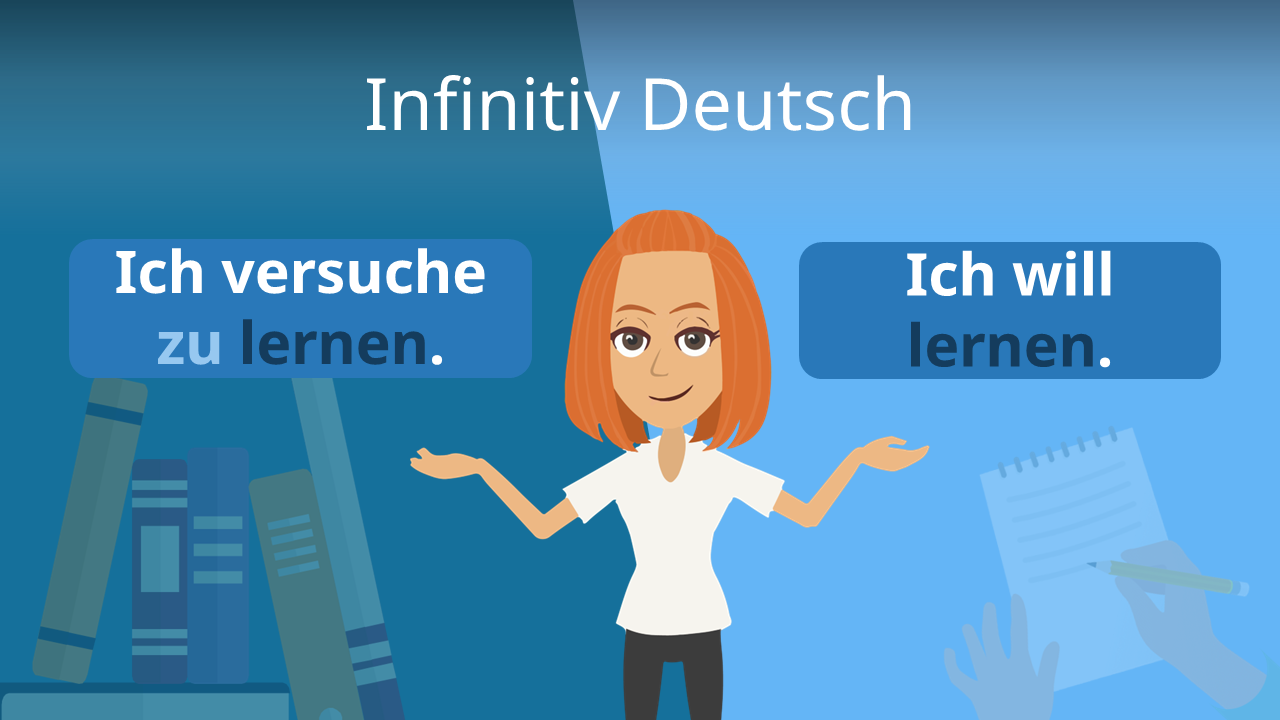 Der Infinitiv in Deutsch • einfach erklärt · [mit Video]