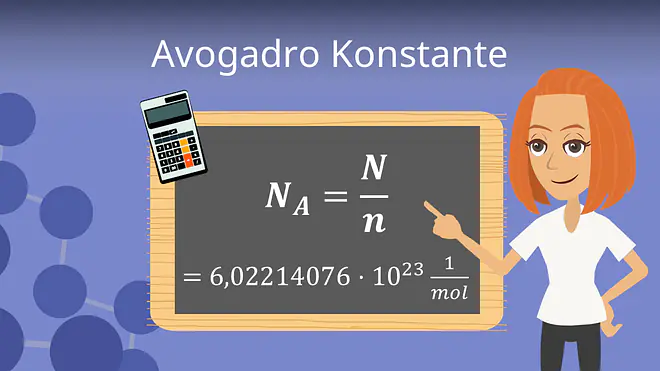 Zum Video: Avogadro Konstante