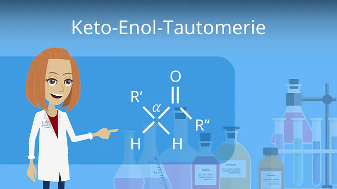 Zum Video: Keto-Enol-Tautomerie