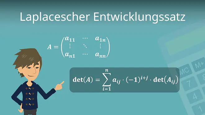 Zum Video: Laplacescher Entwicklungssatz