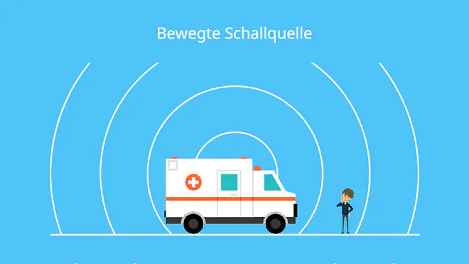 Dopplereffekt, Dopplereffekt berechnen, Frequenz