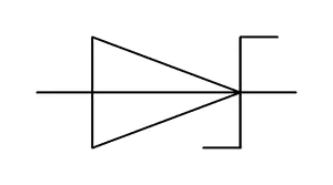 Schaltzeichen der Schottky-Diode, Schottky-Diode Schaltzeichen, Schottky Diode Schaltzeichen