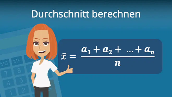 Zum Video: Durchschnitt berechnen