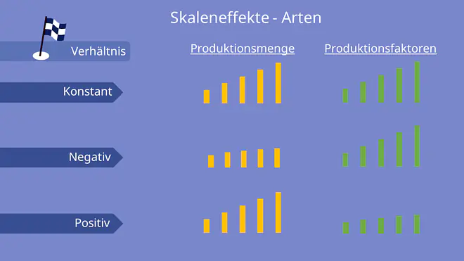 Skaleneffekte - Arten, Economies of Scale