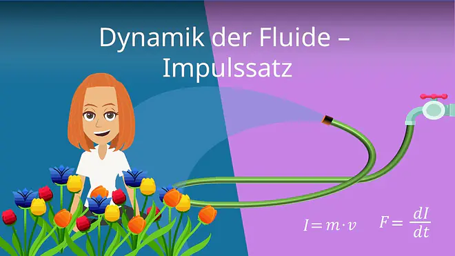 Zum Video: Dynamik von Fluiden - Impulssatz