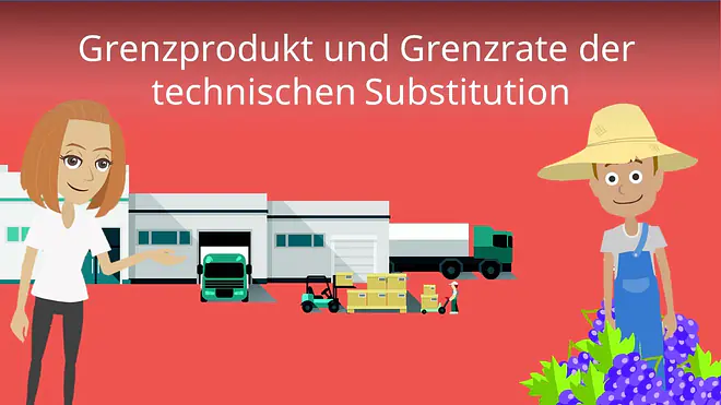 Zum Video: Grenzprodukt und Grenzrate der technischen Substitution
