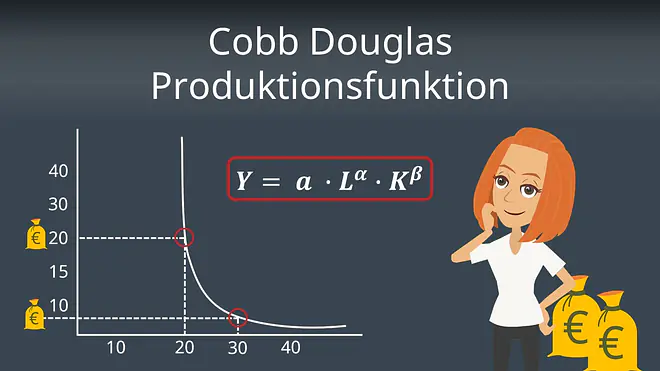 Zum Video: Cobb Douglas Produktionsfunktion
