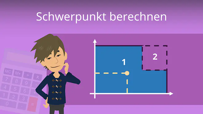 Zum Video: Schwerpunkt berechnen