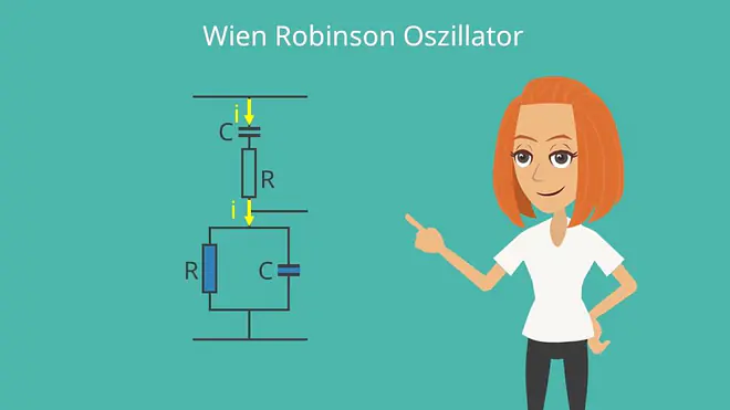 Phasenverschieber-Oszillator, Oszillator, elektrischer Oszillator, RC-Glied,, elektrische Schwingung, Wien Robinson Schwingung