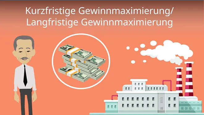 Zum Video: Kurzfristige Gewinnmaximierung / Langfristige Gewinnmaximierung 