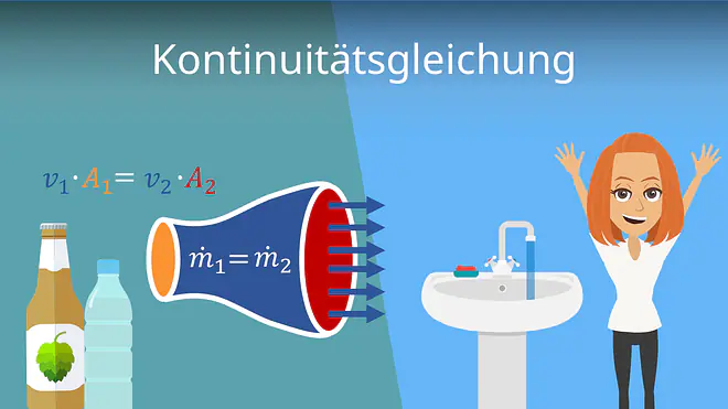 Zum Video: Kontinuitätsgleichung
