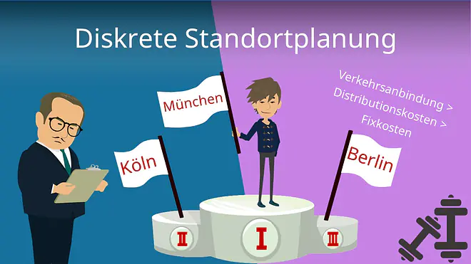 Zum Video: Diskrete Standortplanung