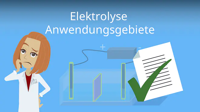 Zum Video: Elektrolyse Anwendungsgebiete
