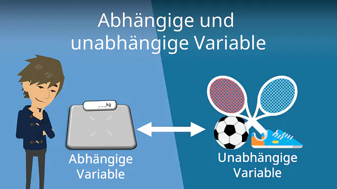 Zum Video: Abhängige und unabhängige Variable