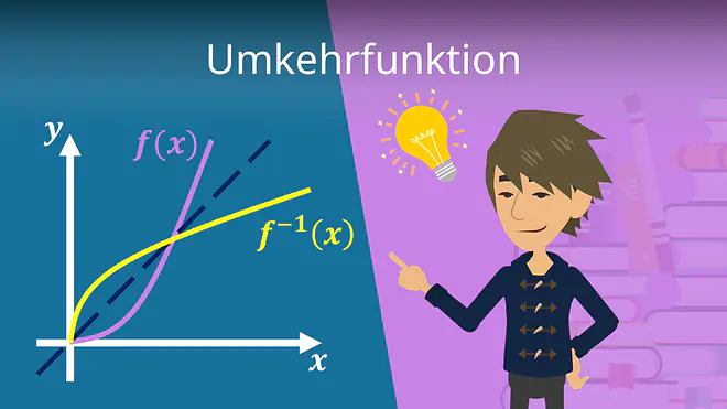 Zum Video: Umkehrfunktion