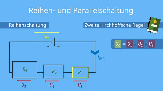 elektrische Spannung bei einer Reihenschaltung