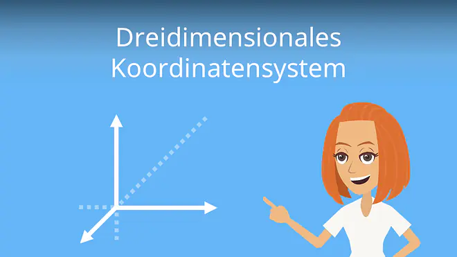 Zum Video: Dreidimensionales Koordinatensystem