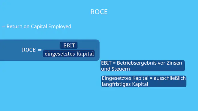 ROCE Bedeutung, was ist ROCE, Definition, Formel