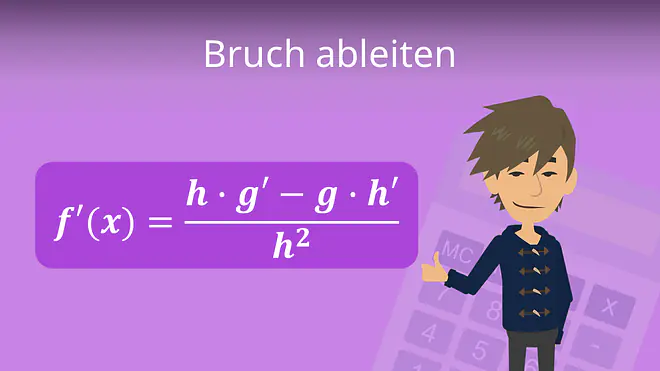 Zum Video: Bruch ableiten
