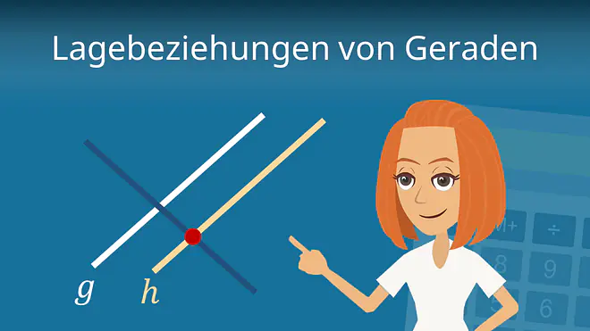 Zum Video: Lagebeziehungen von Geraden