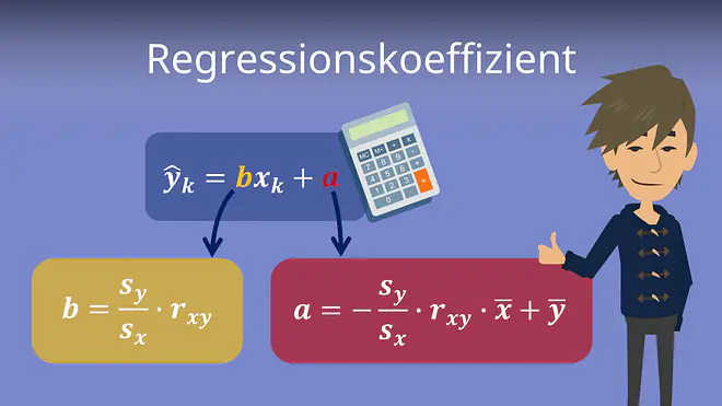 Zum Video: Regressionskoeffizient
