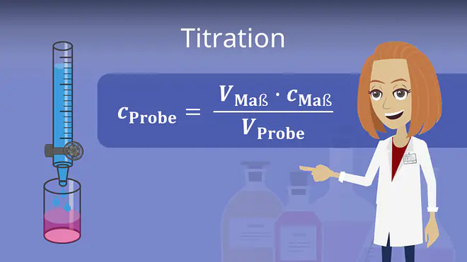 Zum Video: Titration