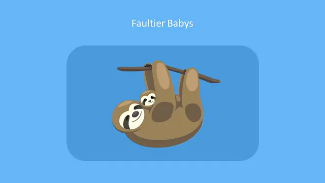 Faultier Babys, Faultier Baby, bilder Faultier