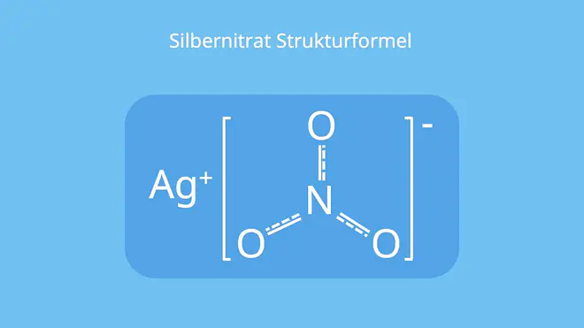 Silbernitrat Formel, AgNO3, silver nitrate, Höllenstein