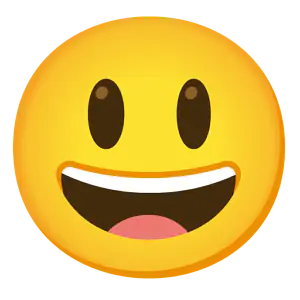 Das Bild zeigt den lachenden Emoji.