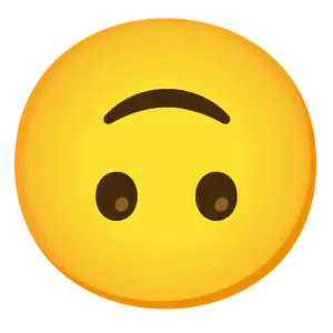 Das Bild zeigt den Emoji auf dem Kopf.