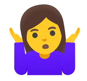 Das Bild zeigt eine Person, die ihre Schulter zuckt.