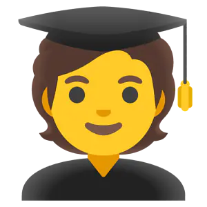 Das Bild zeigt eine studierende Person.