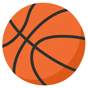 Das Bild zeigt einen Basketball.
