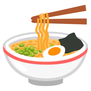 Das Bild zeigt eine asiatische Nudelsuppe.