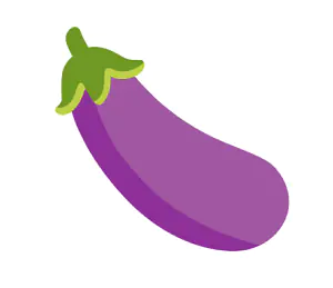 Das Bild zeigt eine Aubergine.