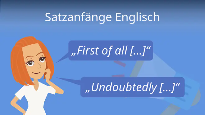 Zum Video: Satzanfänge Englisch