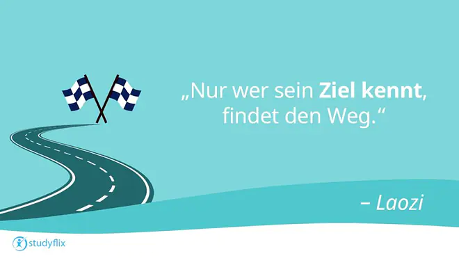 Nur wer sein Ziel kennt, findet den Weg. - Laozi