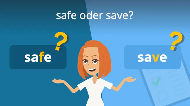 Zum Video: safe oder save?