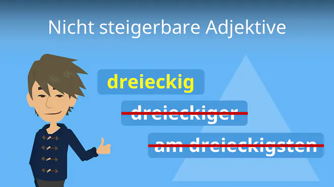 Zum Video: Nicht steigerbare Adjektive