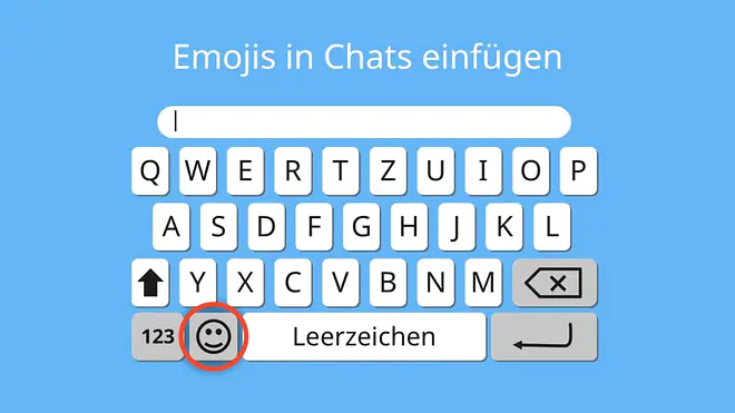 Emoji-Tastatur auf dem Smartphone: So findest du das Herz-Emoji in WhatsApp und anderen Messenger-Apps.