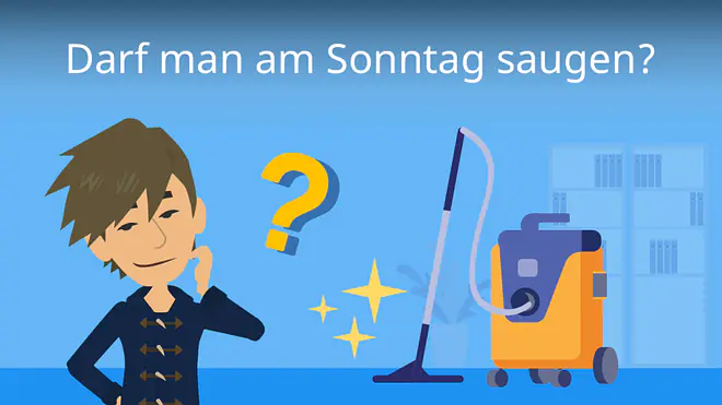 Zum Video: Darf man am Sonntag saugen?