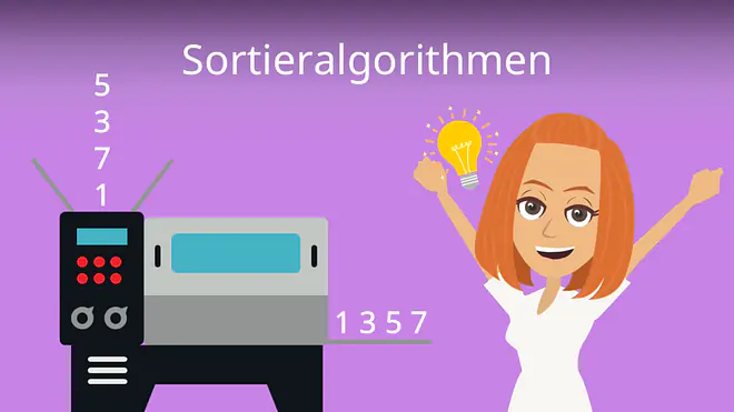 Zum Video: Sortieralgorithmen