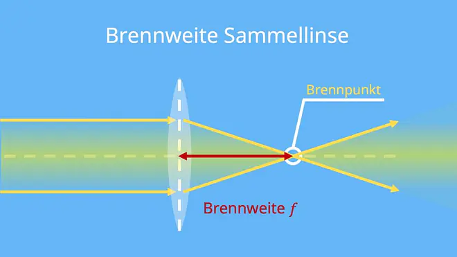 Sammellinse, Sammellinsen, Physik Sammellinse, Strahlengang Sammellinse