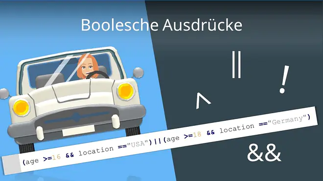 Zum Video: Boolesche Ausdrücke Java